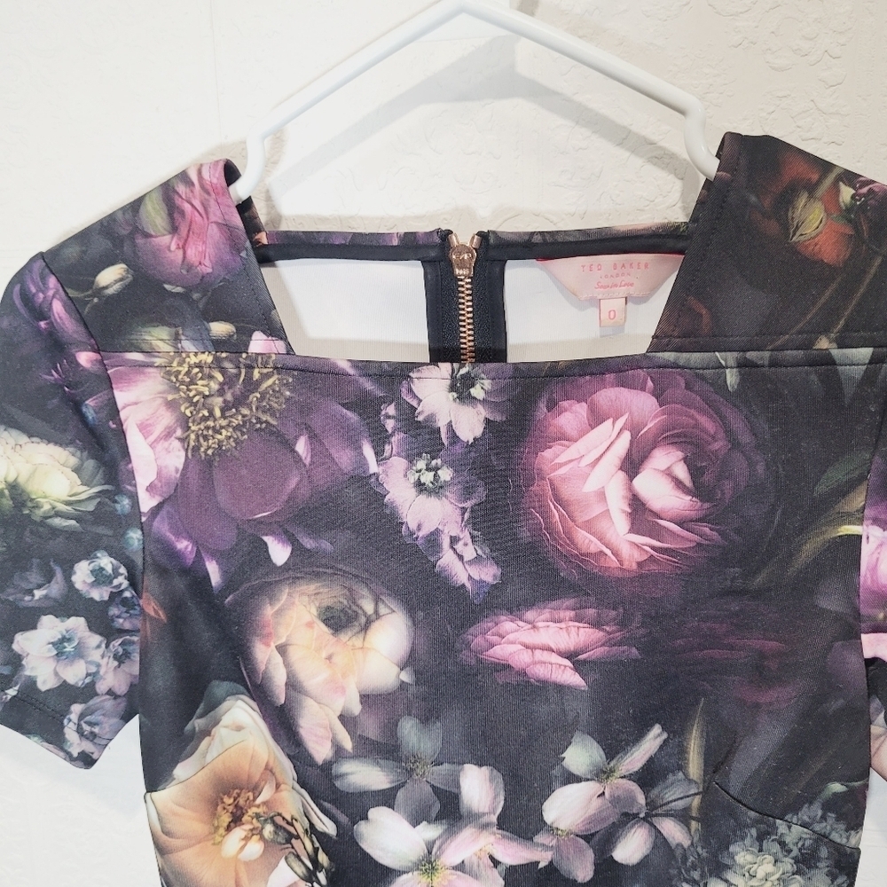 Ted Baker Tamary Floral Skater Dress - Picture 3 of 9